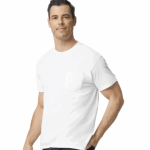 Gildan HA30 HAMMER純棉短袖口袋圓領T恤