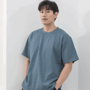 280G 21支雙紗純棉短袖圓領T恤