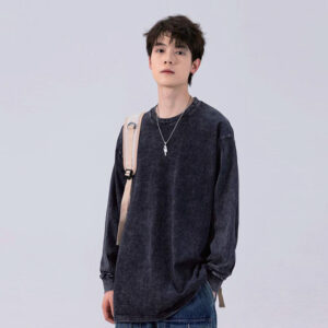 XHCX230 230G純棉洗水長袖T恤