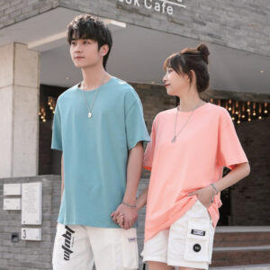 M025 200G純棉落肩短袖T恤